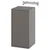 EKET Zidni element s 1 policom/vratima, tamnosiva, 35x35x70 cm