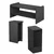 Hanah Home set klub stolova Amon, antracit
