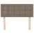 Vidaxl Posteljno vzglavje taupe 80x5x78/88 cm blago