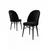 HANAH HOME Set 4 stolice Ritim Black Brown