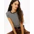 Tommy Jeans Majica ESSENTIAL črna/bela
