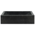 Umivaonik 45 x 30 x 12 cm mramorni visoki sjaj crni