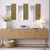 HANAH HOME Ogledalo Linea Bronze Natural