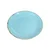 Porcelain plate, 24 cm, Seasons, Turquoise - Porland