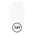 URBAN PRO Natural Line Hybrid UV/LED Gel lak za nokte, 8 ml, 749 Pure White