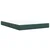 Vidaxl Box spring postelja z vzmetnico temno zelena 140x200 cm žamet