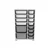 HANAH HOME Višenamenska polica Rine 2D4K8U White Grey
