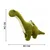 shumee Dinozaver Tobi 80 cm - zelen