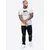 LONSDALE Majica Hazelhurst ecru/črna