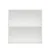 Hanah Home polica za knjige Adel 1 Shelf, 60 cm, bela