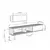 HANAH HOME TV polica Corsa 150 White