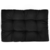 Jastuk za palete crni 120 x 80 x 12 cm od tkanine