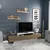 Hanah home TV Komoda Lusi Belo-Smeđa