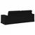 Sofa Crna 222 x 80 x 82 cm tkanina