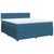 vidaXL vidaXL Box spring postelja z vzmetnico modra 180x200 cm žamet, (21308525)