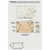 Hanah Home sklopivi niski sto DMAS60100, beli mermer