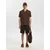 SELECTED Majica SLHMILAN  temno rjava