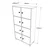 Hanah Home Kancelarijski set Braon