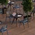 Hanah Home Set stolica Louise, 50x73x103 cm, 4 komada, Plave