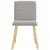 Vidaxl Jedilni stoli 4 kosi Cloud Grey Fabric