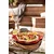 Pizza tray, ceramic, 36.5 cm, Burgundy - Emile Henry