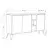 Hanah Home Clara Console Komoda,Smeđa-Siva