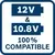 Bosch Akumulatorska glodalica za ivice GKF 12V-8, L-Boxx, 2x 3.0Ah 06016B0000