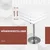 HOMCOM HOMCOM barska miza MDF, kovina 60D x 60Š x 69 91V cm Bel, (5000242666)