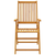 5-dijelni vrtni blagovaonski set 85x85x74 cm od masivnog bagremovog drva