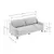 Atelier del Sofa Trosed Robin 3, 205x84x87cm, Kesten