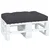 Jastuk za palete antracit 120 x 80 x 12 cm od tkanine