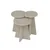 Hanah Home set od 3 umetnutih stočića Mantar 18701, 40,35,30 cm, travertin