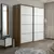 Hanah home Ormar Kale 180x210x52cm Belo-Bež