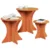 Kava Stol 3 pcs Vosak smeđa