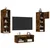 Vidaxl TV stene 40 x 30 x 30 cm Dimljen hrast
