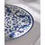 Madame Coco Tanjir za desert Reve Bleu, 19 cm, Plavo-beli