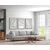 Atelier del Sofa Ugaona garnitura Eti 98x78x280cm Siva