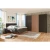 Hom`in POSTELJA BOXSPRING 140 cm x 200 cm , tekstil antracit, črna