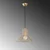 Opviq Luster Tabut-Mr-757-1, 38cm, IP20, Zlatne boje
