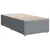 Vidaxl Box spring postelja z vzmetnico svetlo siva 90x200 cm blago