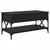Kava Stol Crni hrast 100 x 50 x 50 cm Konstruirano drvo