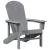 Vrtna stolica 2 pcs Svijetlo siva 82 x 74 x 92 cm Polietilen
