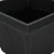 Saksije za biljke 24 pcs Crna 20 x 20 x 16 cm Plastika