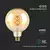 LED sijalica FILAMENT G125 E27/5W/230V 1800K