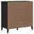 Komoda VIKEN crna 80 x 40 x 80 cm od konstruiranog drva
