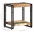 Vidaxl Stranska mizica 40x30x40 cm trden predelan les
