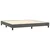 Krevet box spring s madracem LED tamnosivi 200x200 cm baršun