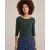 WE Fashion Majica temno zelena