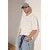 Trendyol Muška majica Tmnss25Ts00223, Krem