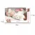 Cute Babies: Punčka igračka v beli obleki z dodatki - 28 cm